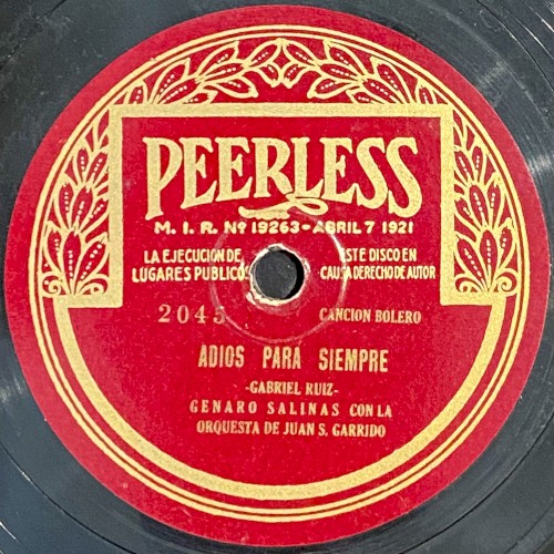 Adiós para siempre / Un beso