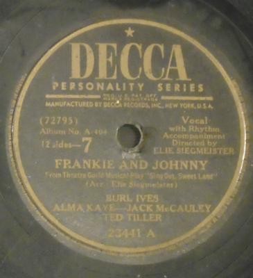 Frankie and Johnny / The Roving Gambler