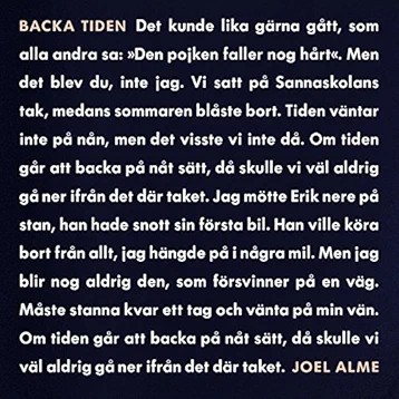 Backa tiden