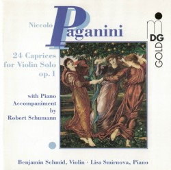 24 Caprices For Violin Solo Op.1 (With Piano Accompaninment By Robert Schumann)