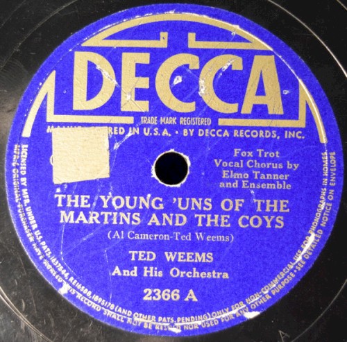 The Young 'Uns of the Martins and the Coys / I Love to Ride on a Choo-Choo Train