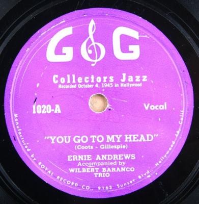 You Go to My Head / Don't Let the Sun Catch You Cryin'