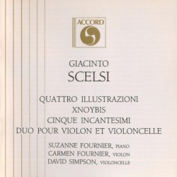 Quattro illustrazioni / Xnoybis / Cinque incantesimi / Duo pour violon et violoncelle