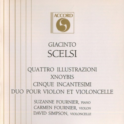 Quattro illustrazioni / Xnoybis / Cinque incantesimi / Duo pour violon et violoncelle