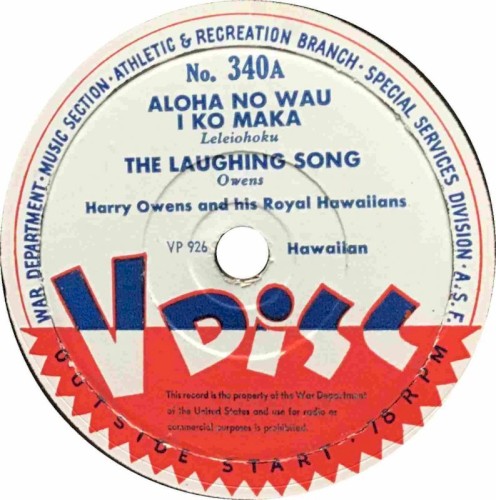 Aloha no wau i ko maka / The Laughing Song / Miss Molly / Home in San Antone