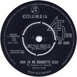 Non, je ne regrette rien / Les Amants d’un jour