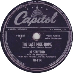 The Last Mile Home / Ragtime Cowboy Joe