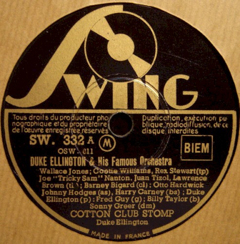 Cotton Club Stomp / The Sergeant Was Shy