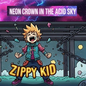 Neon Crown in the Acid Sky