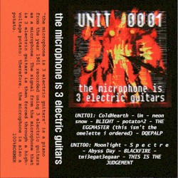 the microphone is 3 electric guitars - UNIT 0001 (tape edition)