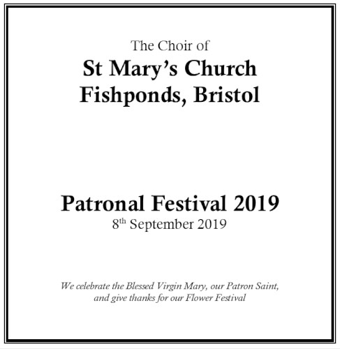 Patronal Festival 2019