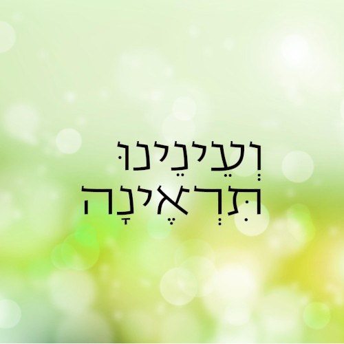 ועינינו תראינה