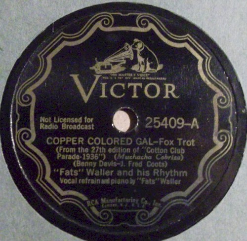 Copper Colored Gal / I’m at the Mercy of Love