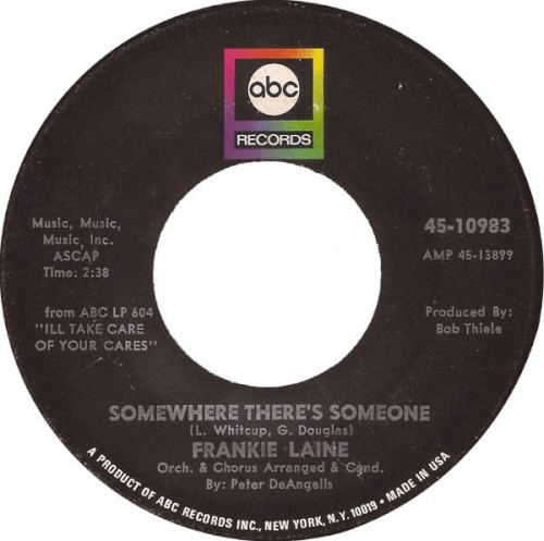 Somewhere There's Someone / You, No One but You