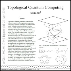Topological Quantum Computing