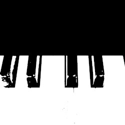 木漏れ日の紙のピアノ‐Paper Piano with Sunlight Filtering Through the Leaves
