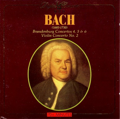 Brandenburg Concertos 4-6 / Violin Concerto No. 2 (Philharmonic Slavonica feat. conductor: Rudolf Pribil, Camerata Labacencis feat. conductor: Eugen Duvier, violin: J. Brezina)