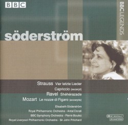 Strauss: Vier letzte Lieder / Capriccio (excerpt) / Ravel: Shéhérazade / Mozart: Le nozze di Figaro