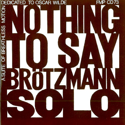 Nothing to Say: A Suite of Breathless Motion Dedicated to Oscar Wilde
