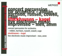 Earle Brown Contemporary Sound Series, Volume 1