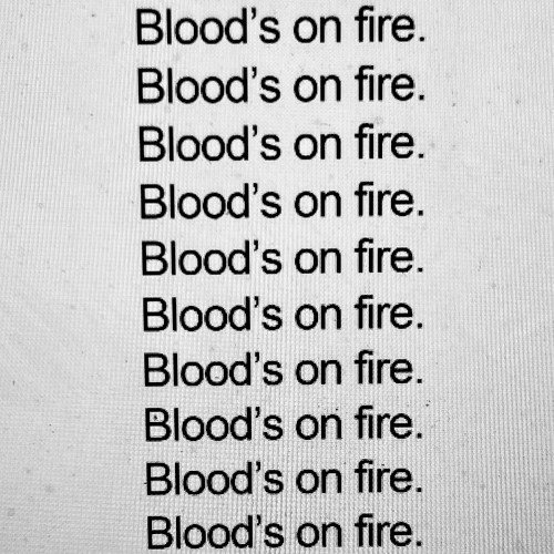 Blood's on Fire