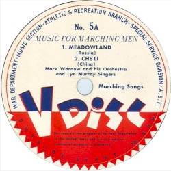 Meadowland / Che Li / I’ve Got Sixpence / When the Yanks Go Marching In