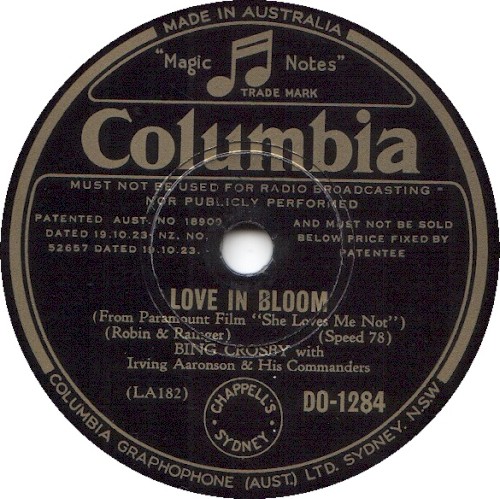 Love in Bloom / Give Me a Heart to Sing To