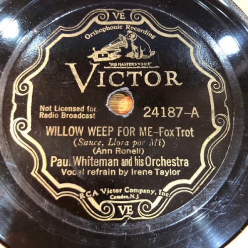 Willow Weep for Me / So at Last It's Come to This
