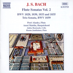 Flute Sonatas, Volume 2: BWV 1020, 1030, 1033 and 1035 / Trio Sonata, BWV 1039
