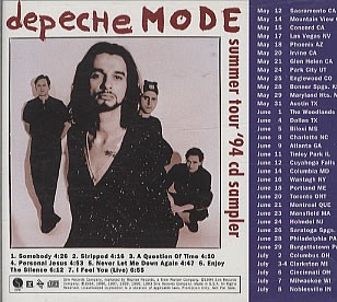 Summer Tour ’94 CD Sampler
