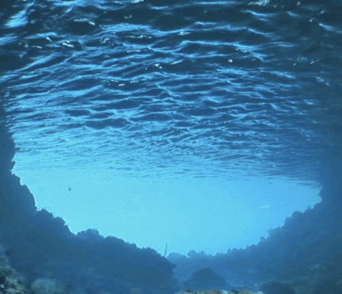 feeling as if being underwater; there's some kind of comfort in drowning.
