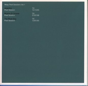 Warp Peel Sessions, Vol 1