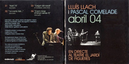 Abril 04. En directe al teatre El Jardí de Figueres