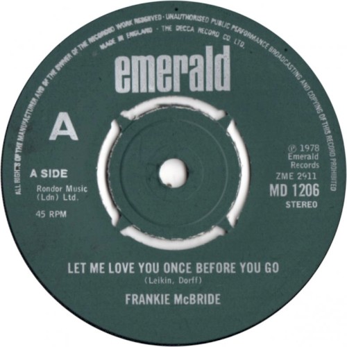 Let Me Love You Once Before You Go