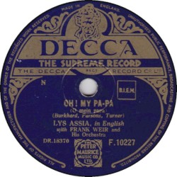 Oh! My Pa-Pa / You Are My Beloved