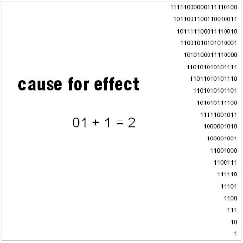 0 + 1 = 01