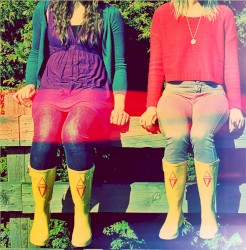 Yellow Rubber Boots
