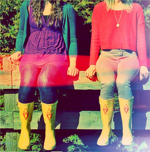 Yellow Rubber Boots
