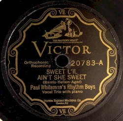 Sweet L’il / Ain’t She Sweet / Mississippi Mud / I Left My Sugar Standing in the Rain