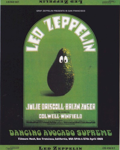 Dancing Avocado Supreme: Fillmore West April 1969