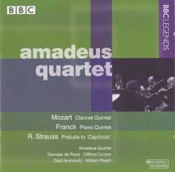 Mozart: Clarinet Quintet / Franck: Piano Quintet / R. Strauss: Prelude to "Capriccio"
