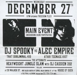 DJ Spooky vs. Alec Empire