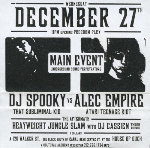DJ Spooky vs. Alec Empire