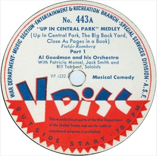 “Up In Central Park” Medley