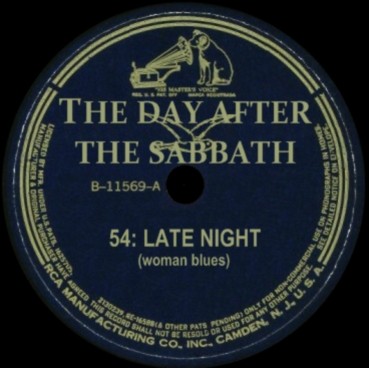 The Day After the Sabbath 54: Late Night Woman Blues