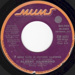 It Never Rains In Southern California / Down By The River
