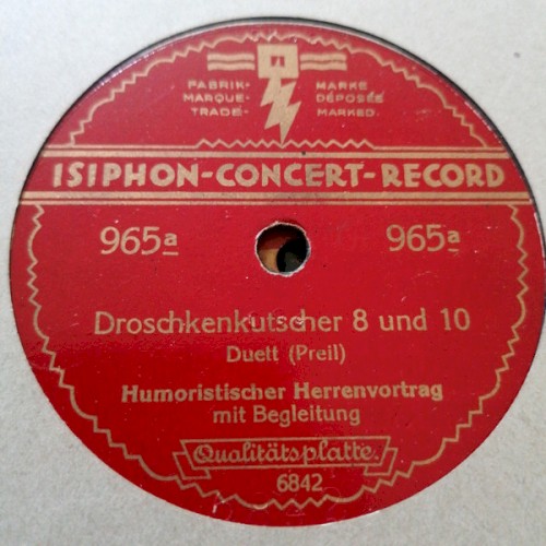 Droschkenkutscher 8 und 10 / Zwei ruhige Maurer