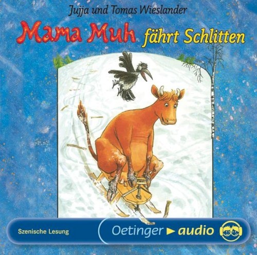 Mama Muh fährt Schlitten