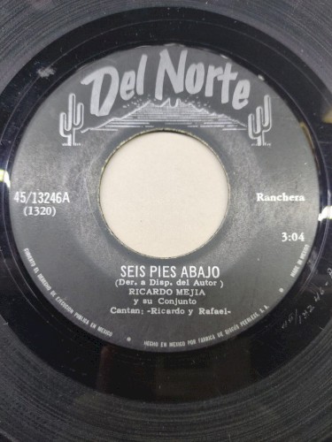 Seis pies abajo / No es culpa mia
