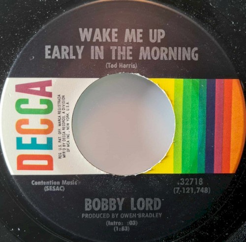 Wake Me Up Early in the Morning / Violets Are Red